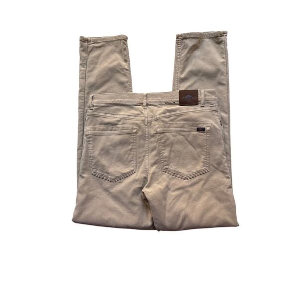 Faherty Stretch Terry 5-Pocket Pants Desert Khaki Men’s 33 - Picture 3 of 8